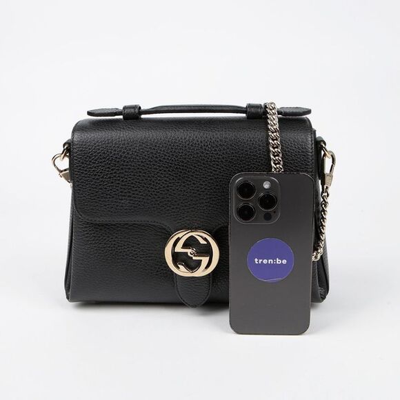 Interlocking Top Handle Tote Shoulder Bag - Picture 8 of 10